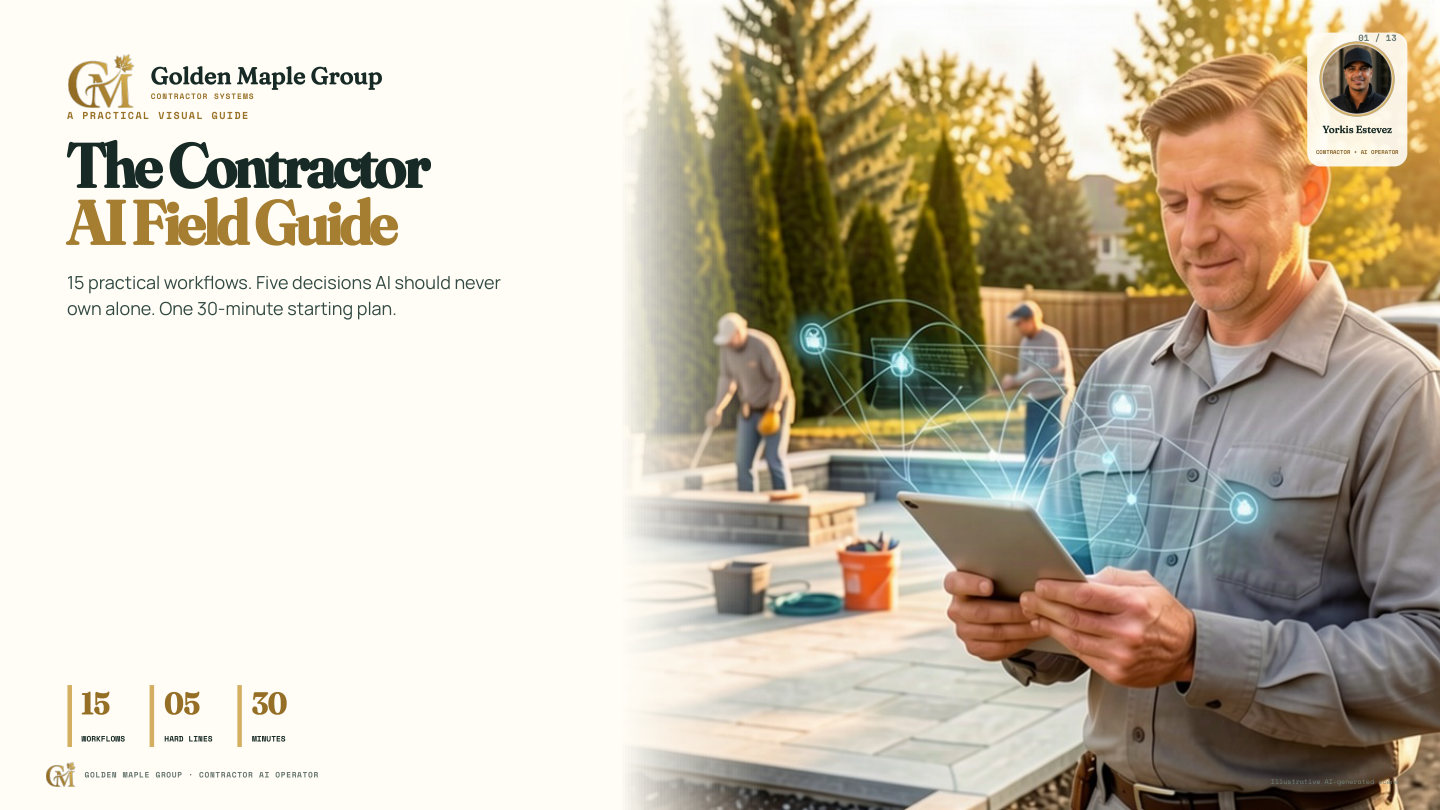 Cover of The Contractor AI Field Guide